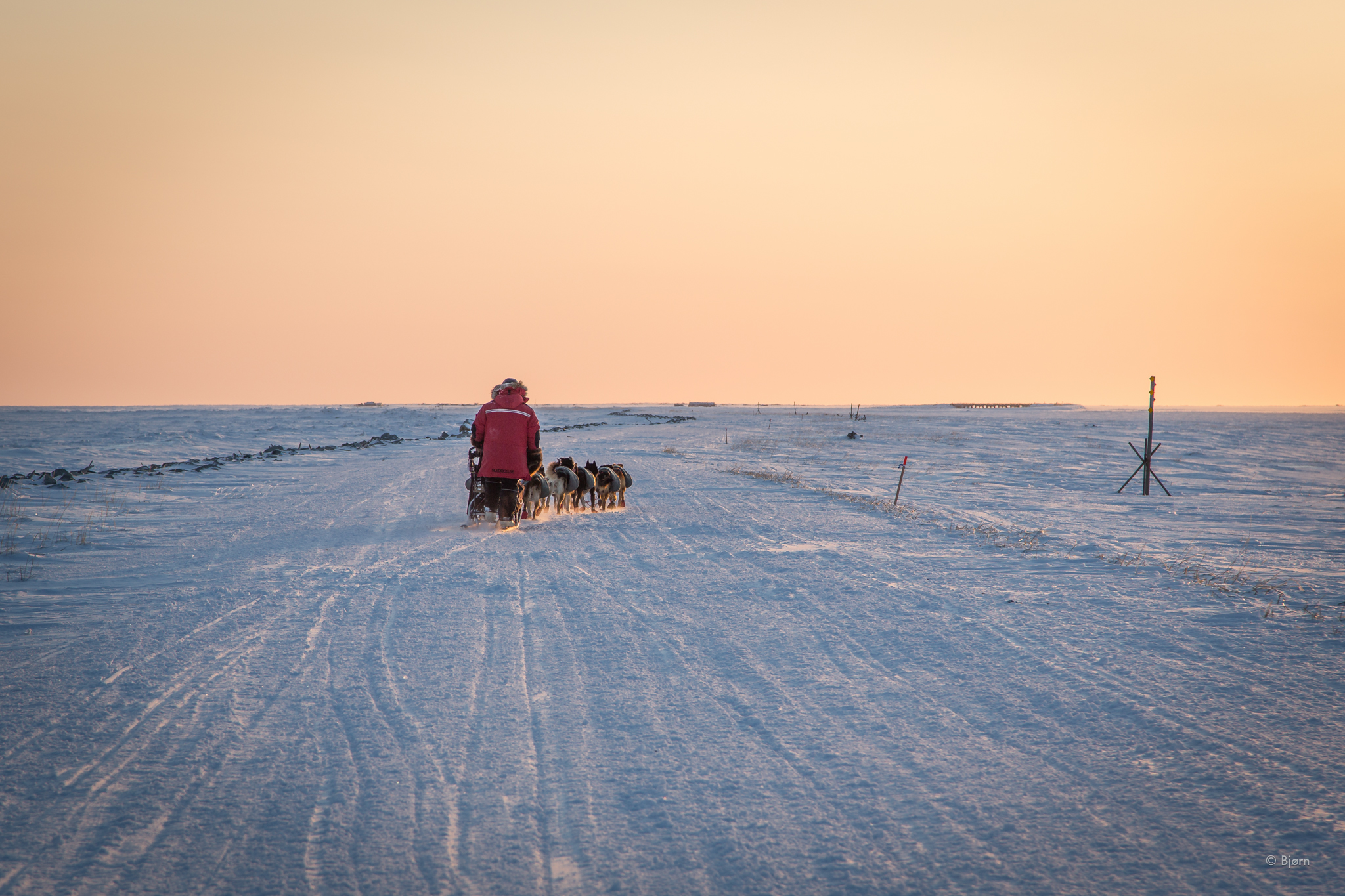 Despite the extreme cold, the evening was heartbreakingly beautiful. 