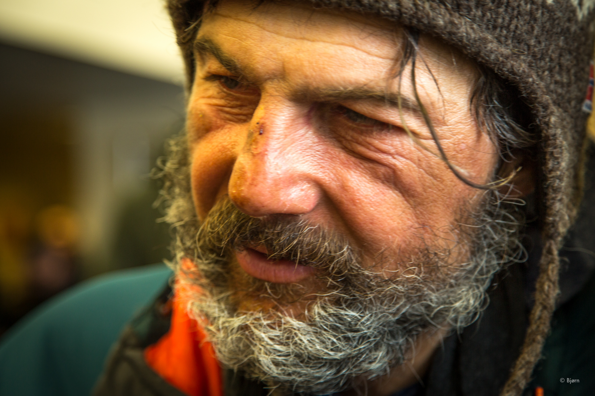 We saw Jan Kriska, the first walker into Nome at the airport. He'd walked 48 hours straight from White Mountain and looked entirely destroyed. He'd had to abandon his journey last year due to frostbite and this year was beset with intensely deep snow. 