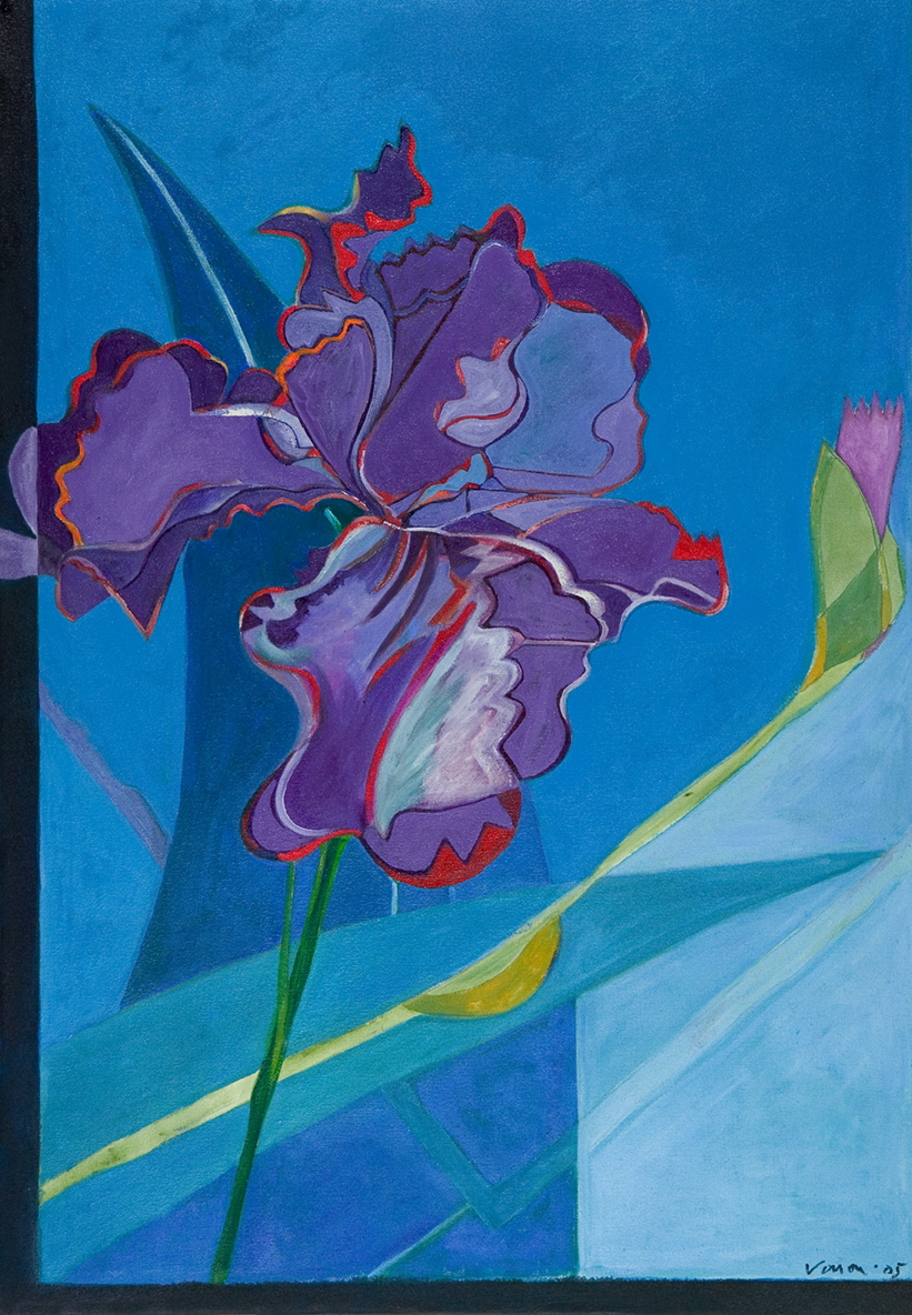 Iris II, 2006 21x31, oil on canvas, sold at the National Museum for the Arts Auction, 2005
