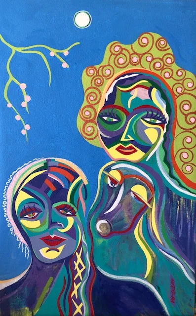 With Us in Spirit - Acrylic 2019 .jpg