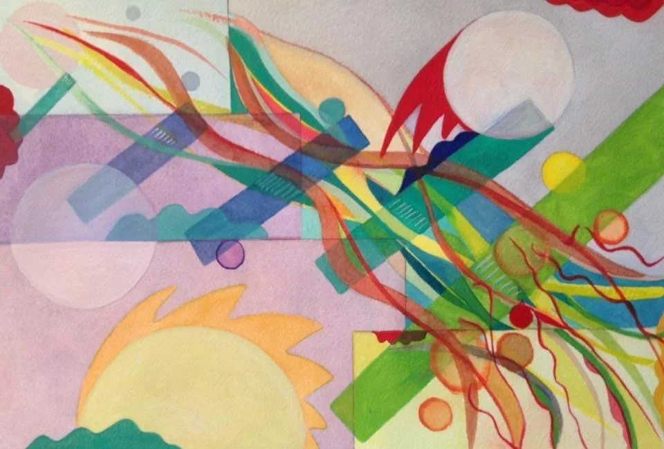 Saltando Vallas, 2013, 14X10, Watercolor.jpeg