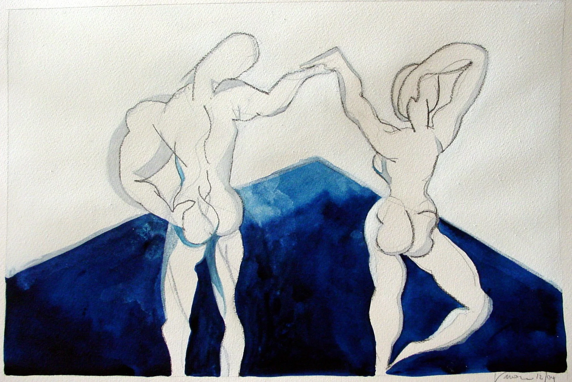 The Dance, 2004, 20X16, Watercolor.JPG