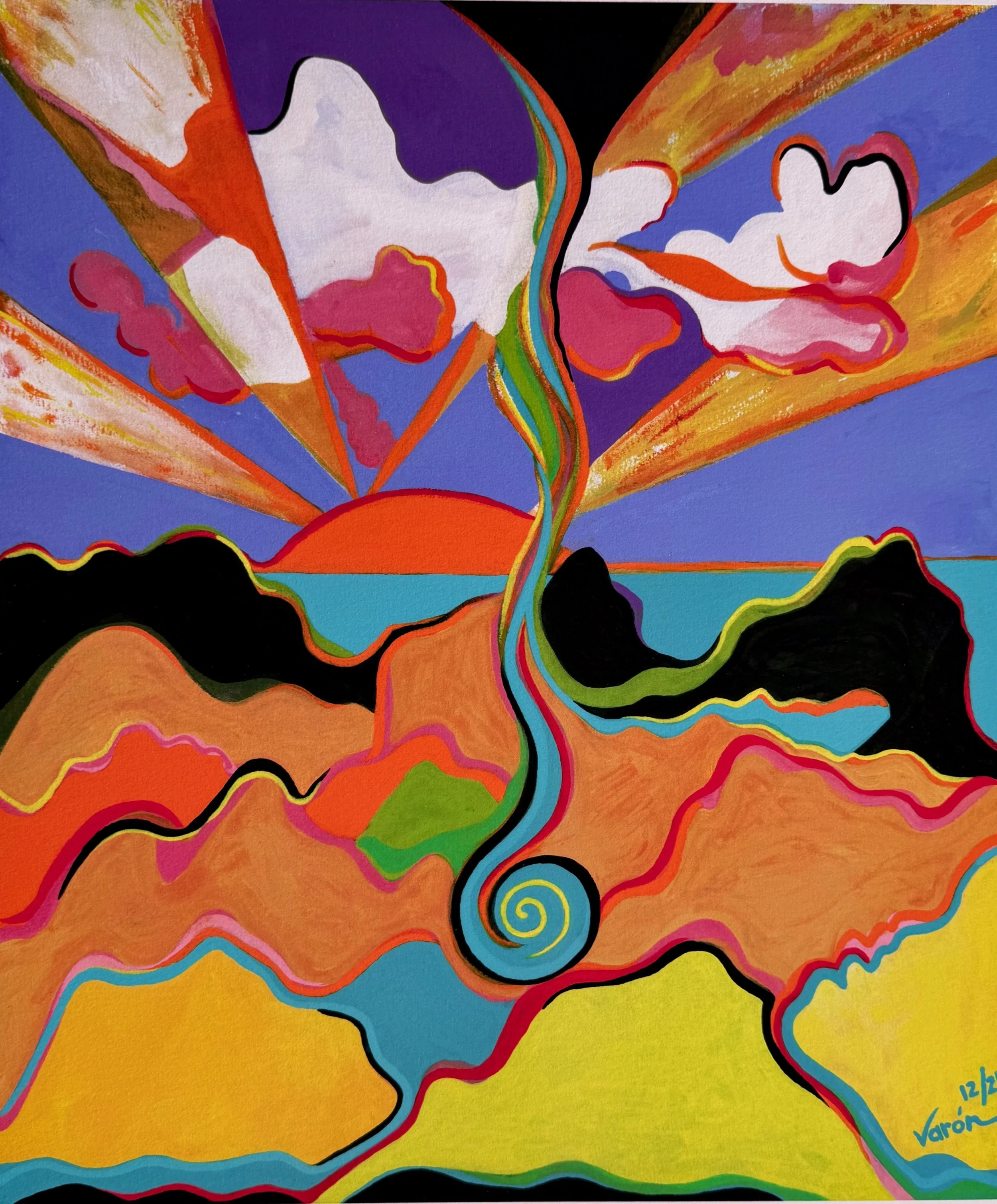 It Vanished:Se Esfumó,2021, 28X33, Acrylic on Canvas.jpeg