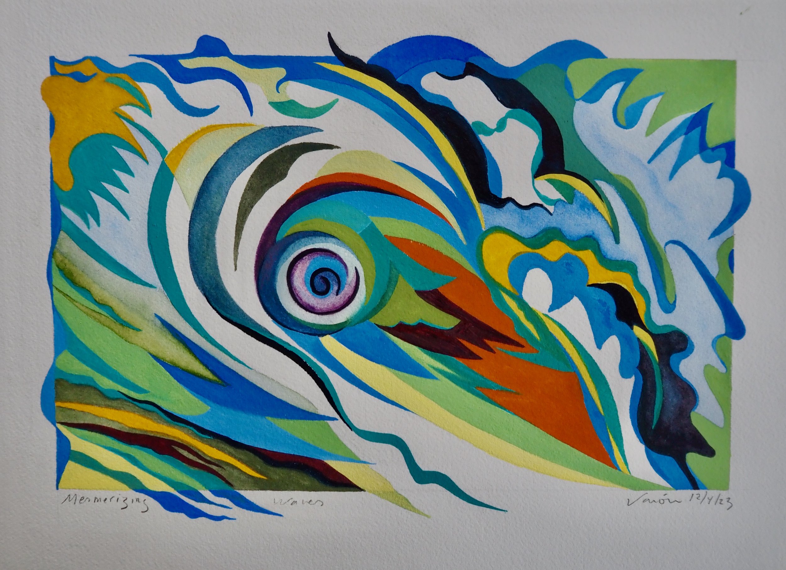 Mesmerizong Waves, 2013, 14x10.jpeg