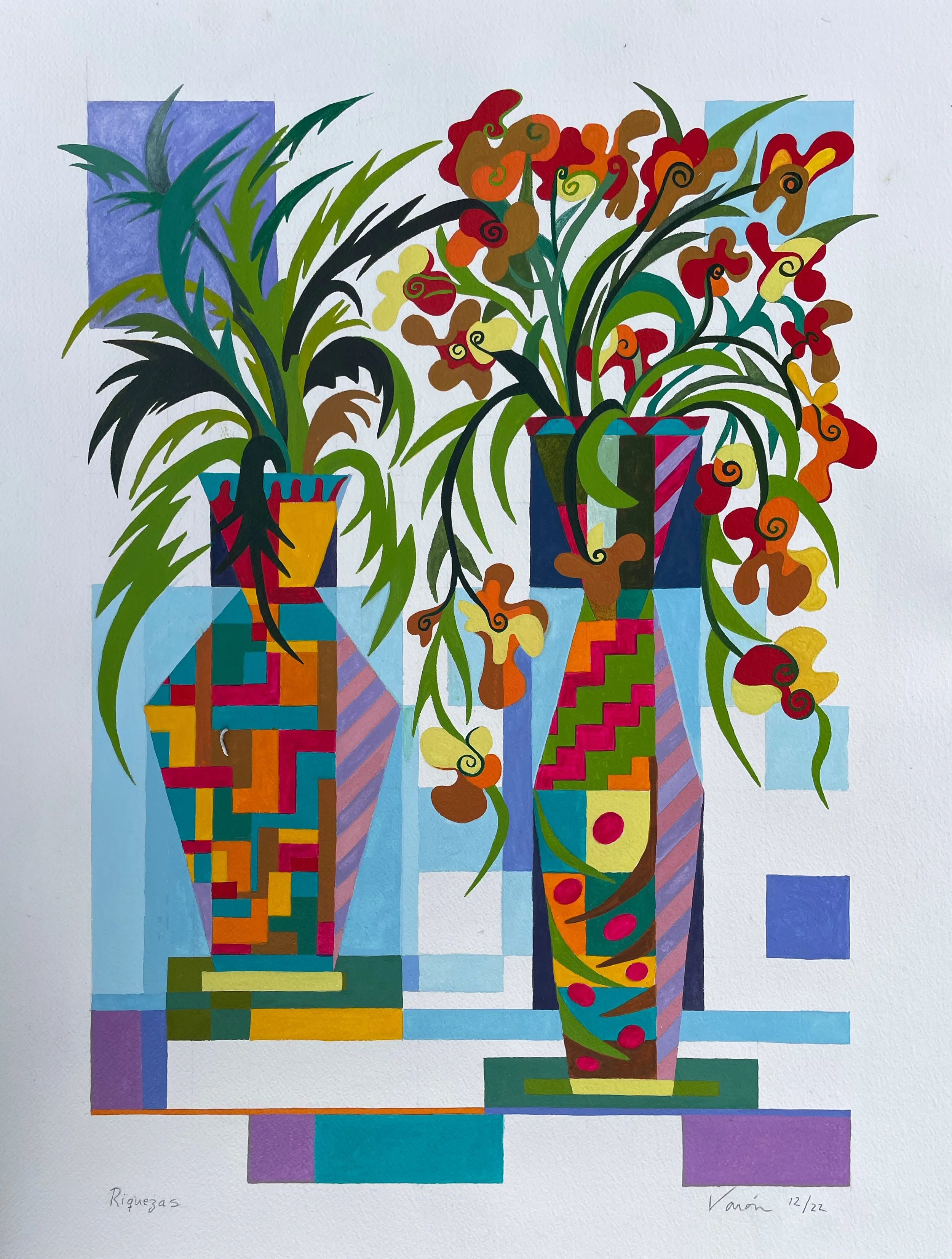 Riquesas:Riches, 2022, 18X24, Watercolors.jpeg