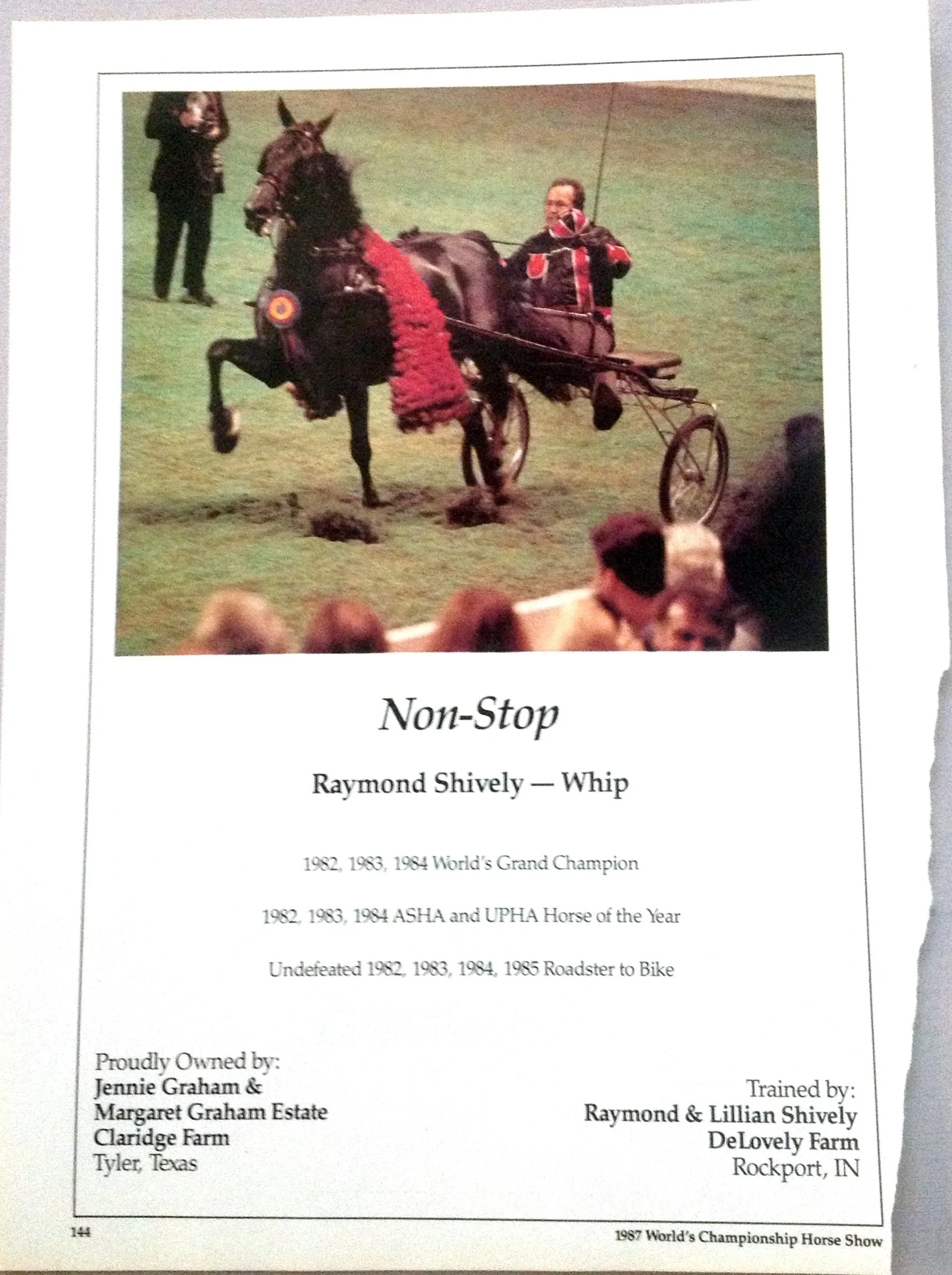 Non Stop and Raymond Shively
