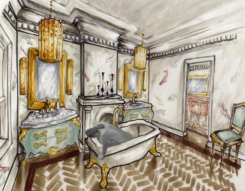 Master Bath Rendering