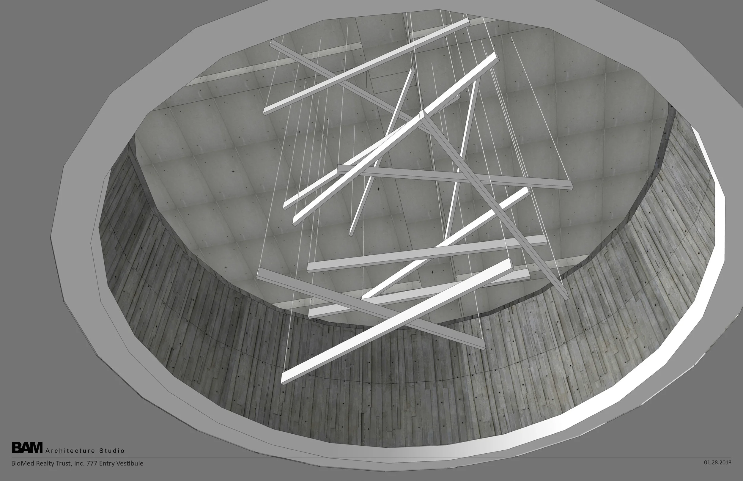 Lobby Lighting Rendering