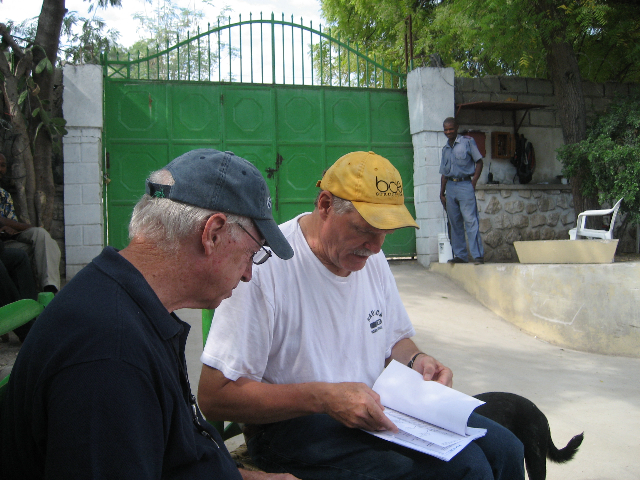 Fr. Tom reviews Engineer Report