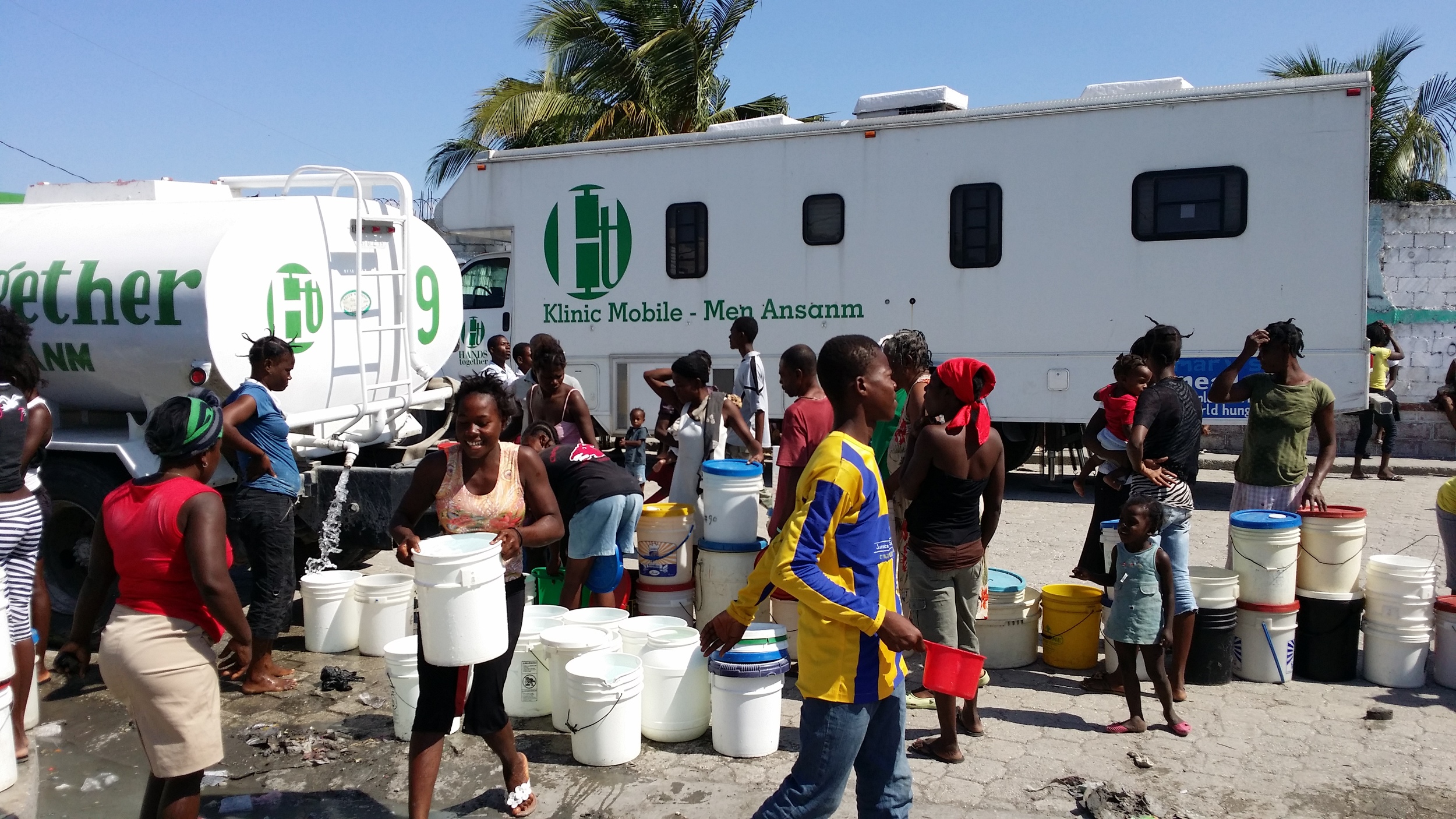 The Mobile Clinic that was run by Dr. Fanfan