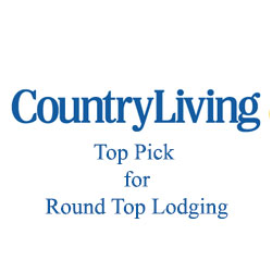 Country Living Top Pick for Round Top Lodging