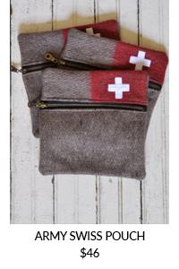 Front-Zip Army Swiss Pouch