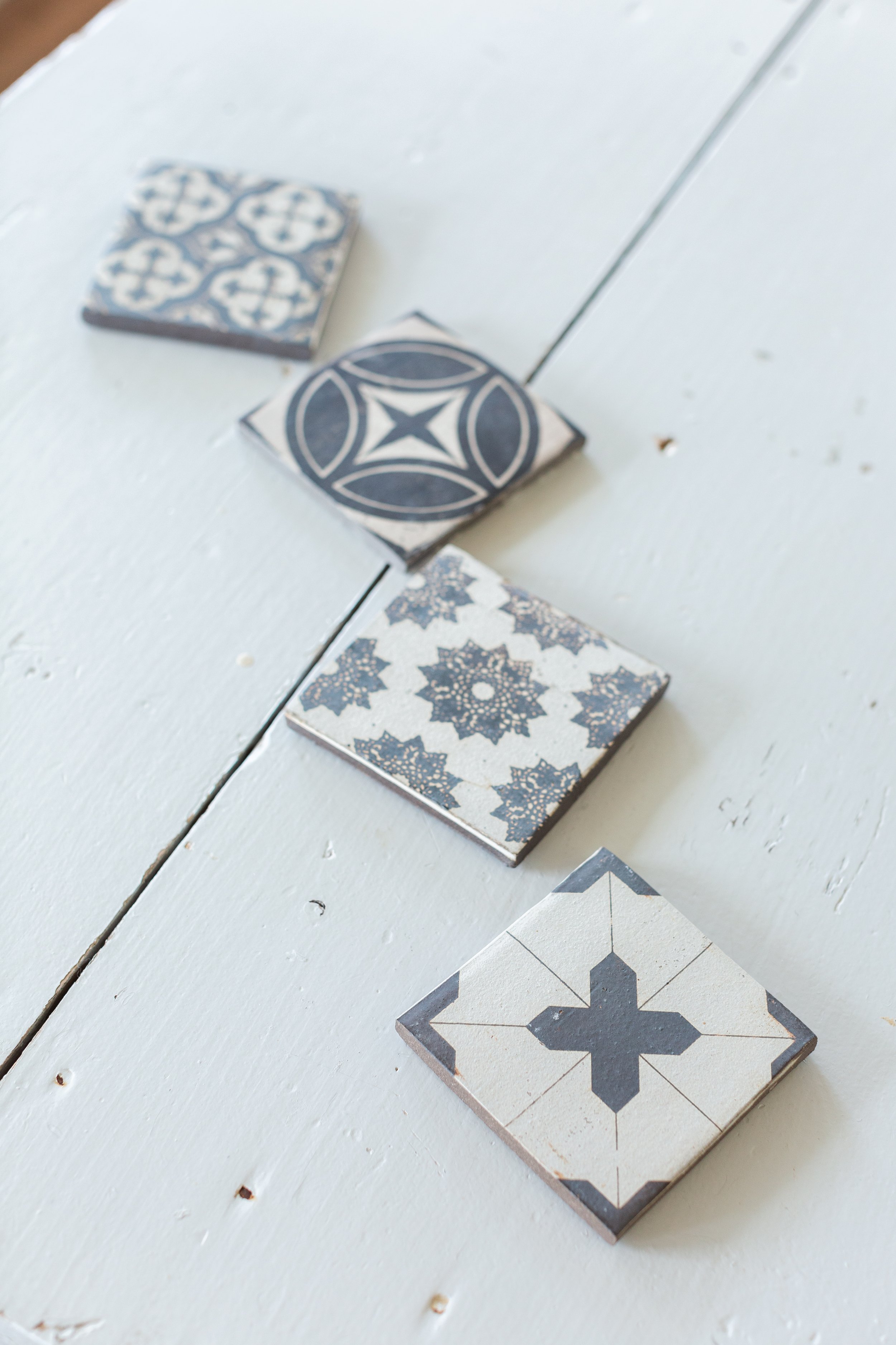 Box set of 4 Perfect Luxury Christmas Gift Genevie Ceramic Tile Coasters 