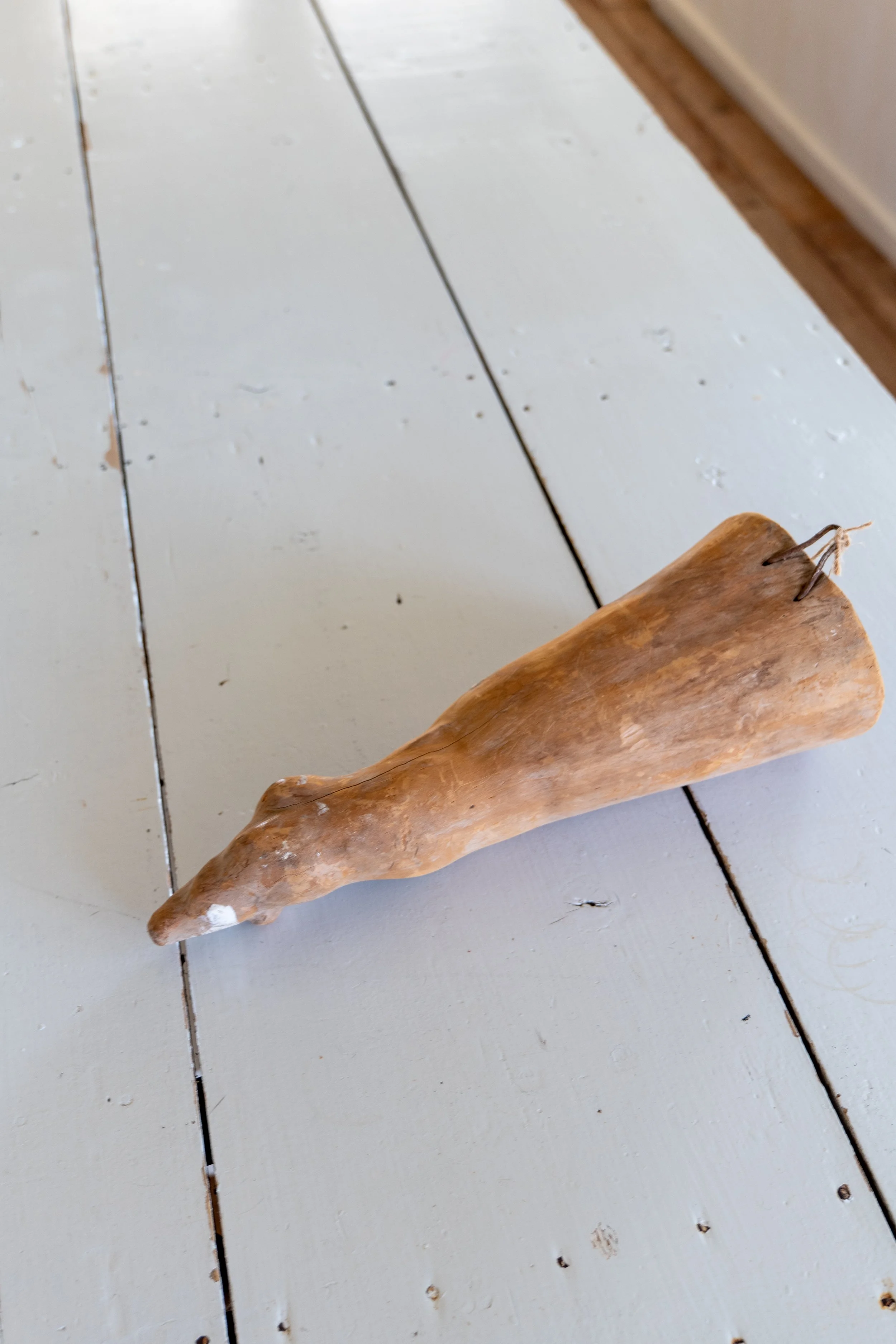 Vintage Hand-Carved Wooden Piece