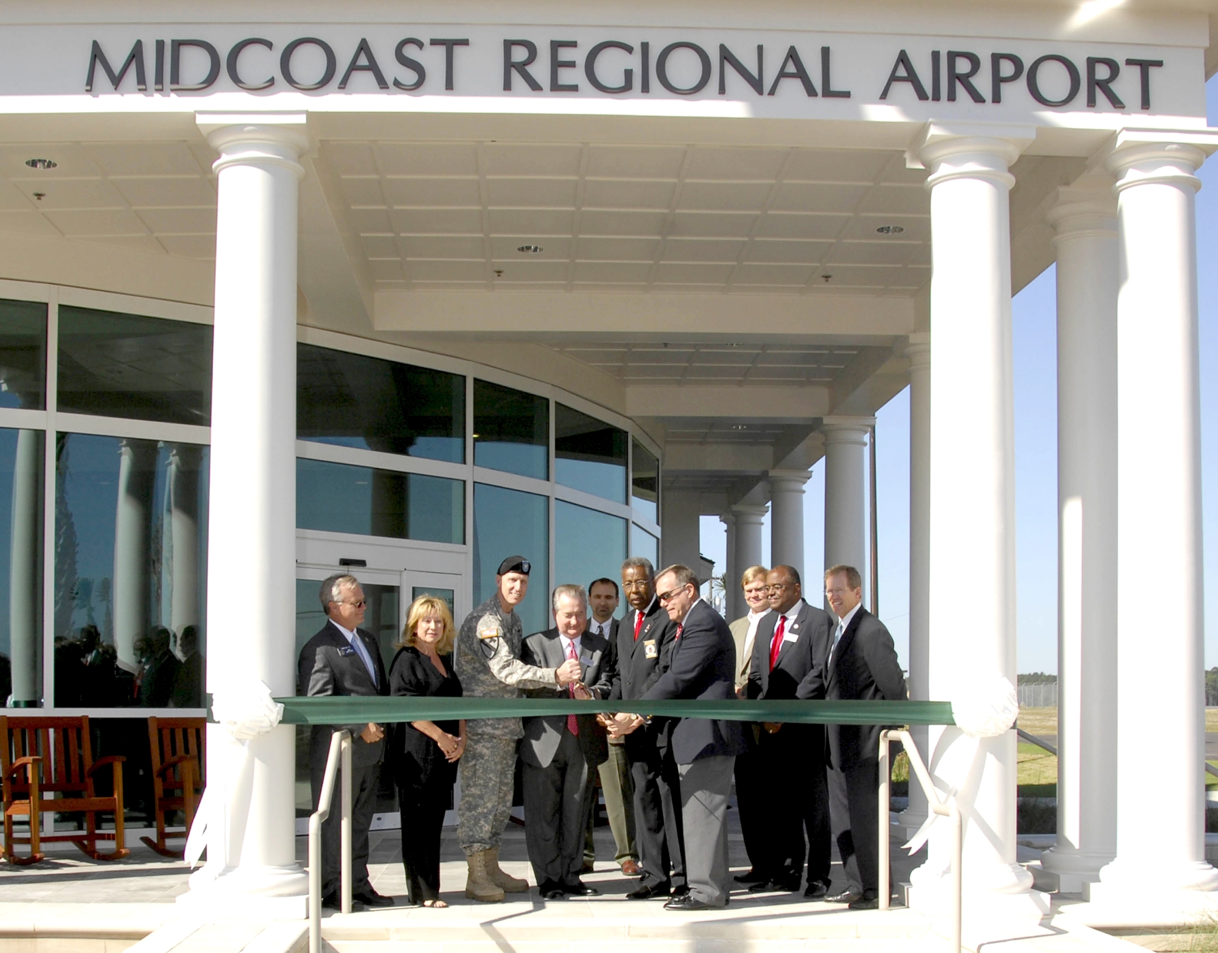  Mid-Coast Regional Airport  Ribbon Cutting 