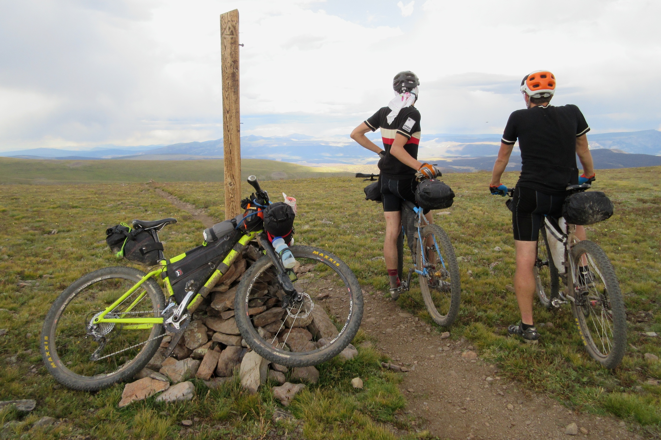 The Colorado Trail high point: 13,271 feet
