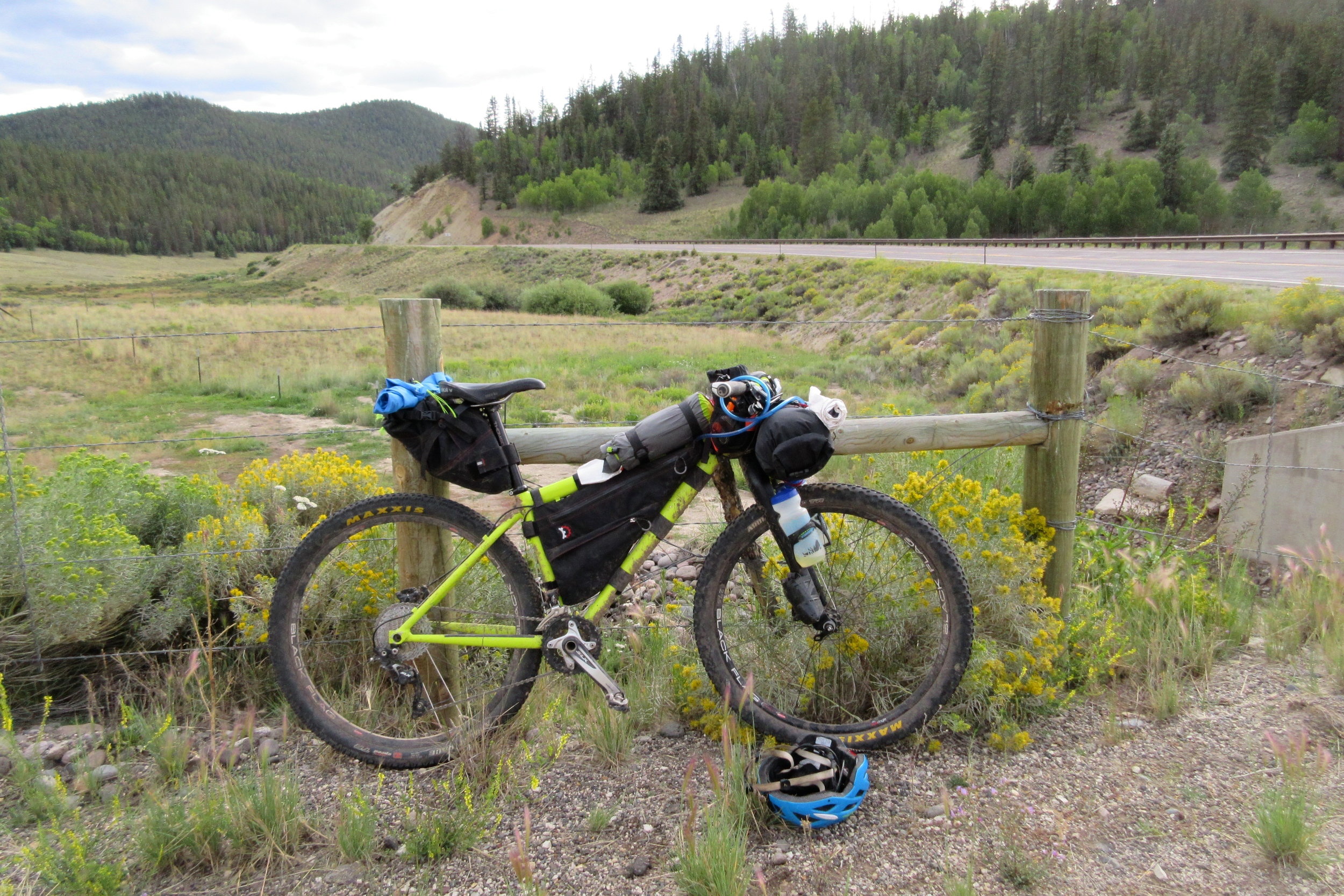 waiting for my sister and brother-in-law at North Pass outside Gunnison