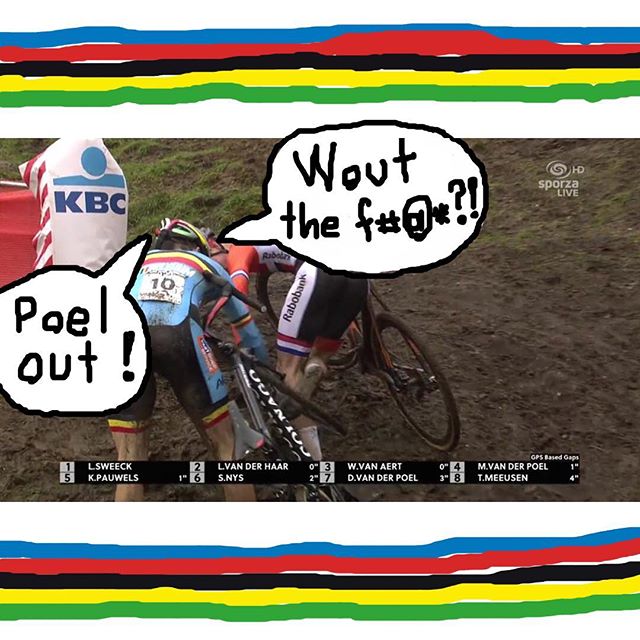 SPECIAL #NAWORLDS #NAWUCI COVERAGE: the defining moment of today's Cyclocross World Championship -- with audio.