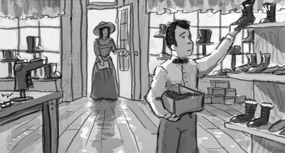 Joseph Kinney opened a shoe store in Boonville. While working there he met his second wife, Matilda. &nbsp;Business was good and he accrued enough money to return to his passion, steamboats.