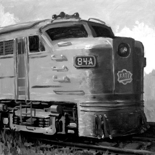 Acrylic Black and White, 22" x 22"