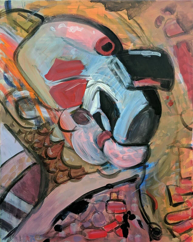 Oh man…I should totally title this painting “Sliced Ginger”