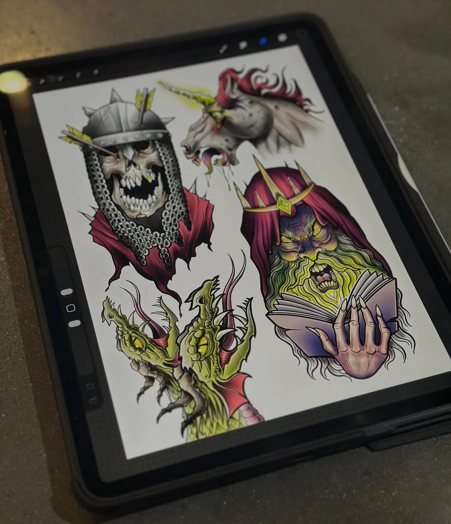 Red mages, two headed dragons, pestilent unicorns, and the reanimated dead. Welcome to my new flash sheet and to your doom! Muahahaha!

Not everyone knows this about me but I&rsquo;ve been inspired by the dark fantasy genre for as long as I can remem