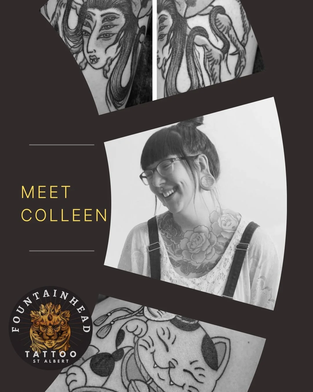 Introducing COLLEEN!  Over the moon to be having the lovely @toughandtendertattoo joining our St Albert crew February 2026. We think they are a perfect fit to the vibe of our team (fun, chill, nerdy and friendly!)

Here&rsquo;s a bit about Colleen in