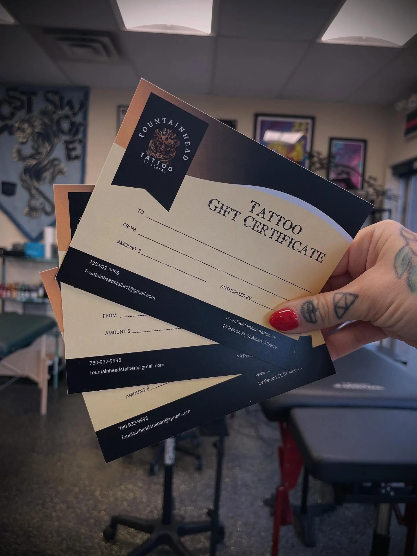 **GIFT CERTIFICATES AVAILABLE** Get your tattooed friends and family the gift that keeps on giving!  Choose whichever amount you prefer to stick in some lucky person&rsquo;s stocking 🎅🏽