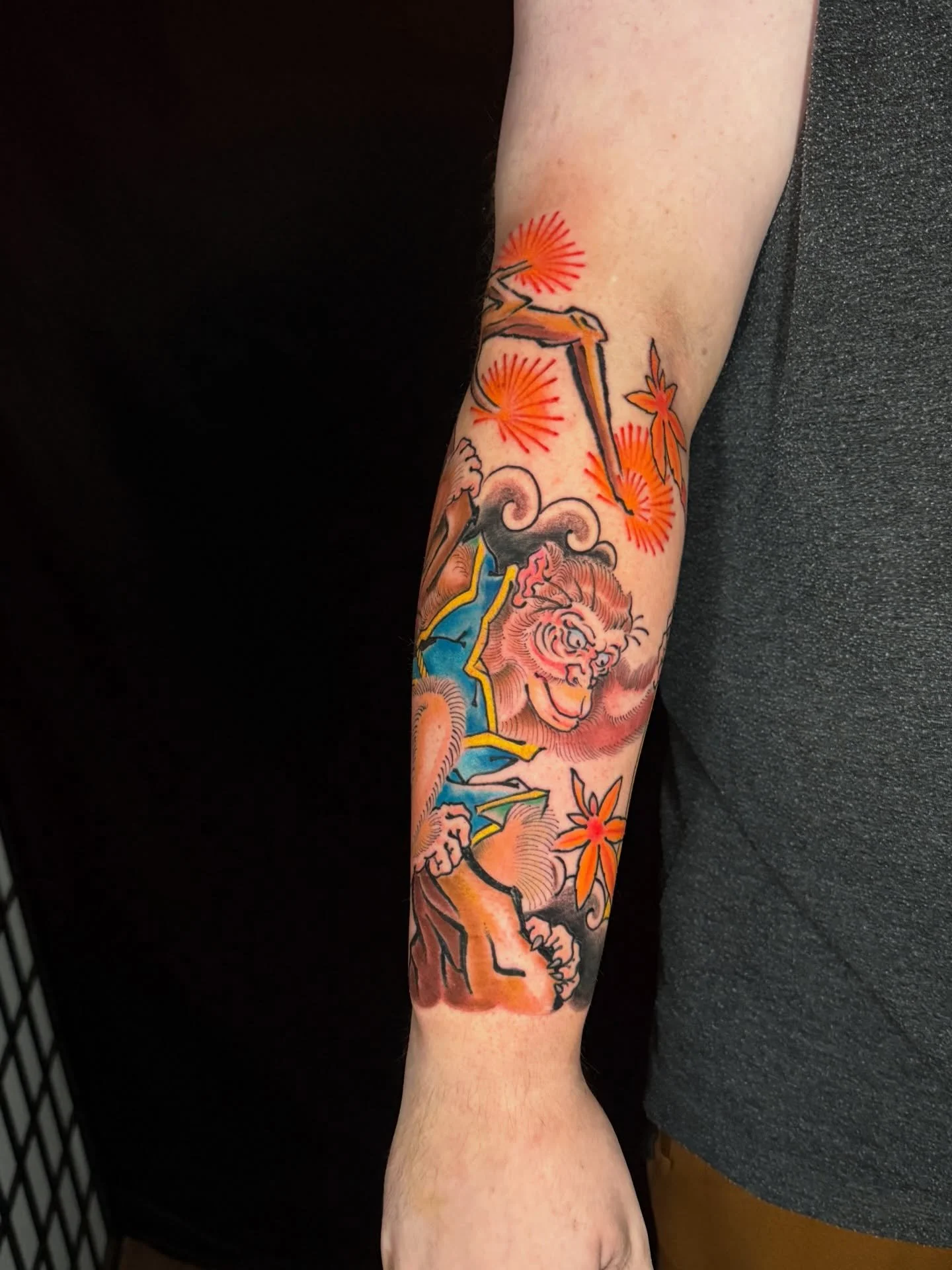 Merry Christmas ya&rsquo;ll!!! Here&rsquo;s a monkey tat I absolutely loved! creating for this dude. Can&rsquo;t wait to