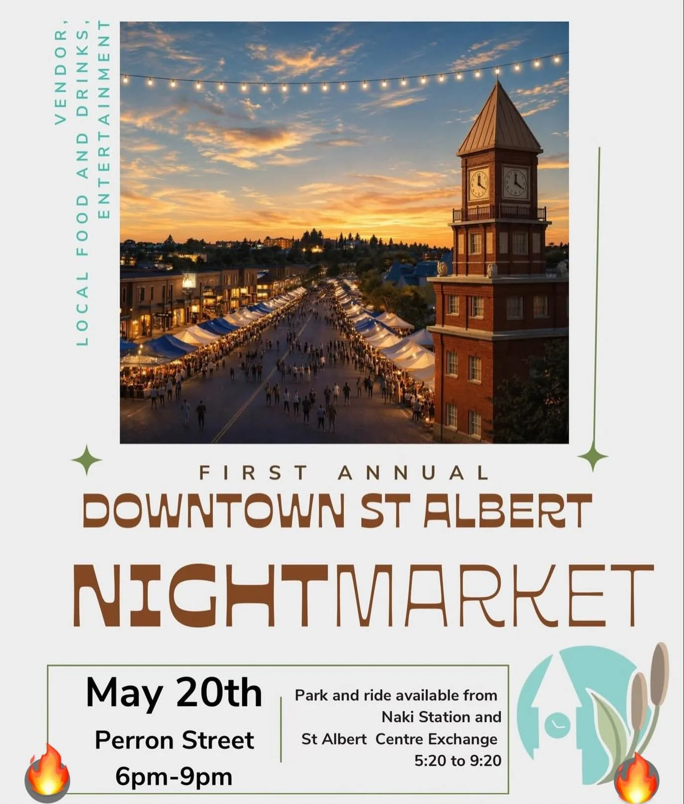 We&rsquo;re excited to be part of the first St Albert Downtown Night Market, taking place on Perron Street May 20!  This inaugural event is through the efforts of the @stalbertdba and @stalbertchamber , both of which we work with 😊 

Come find us at