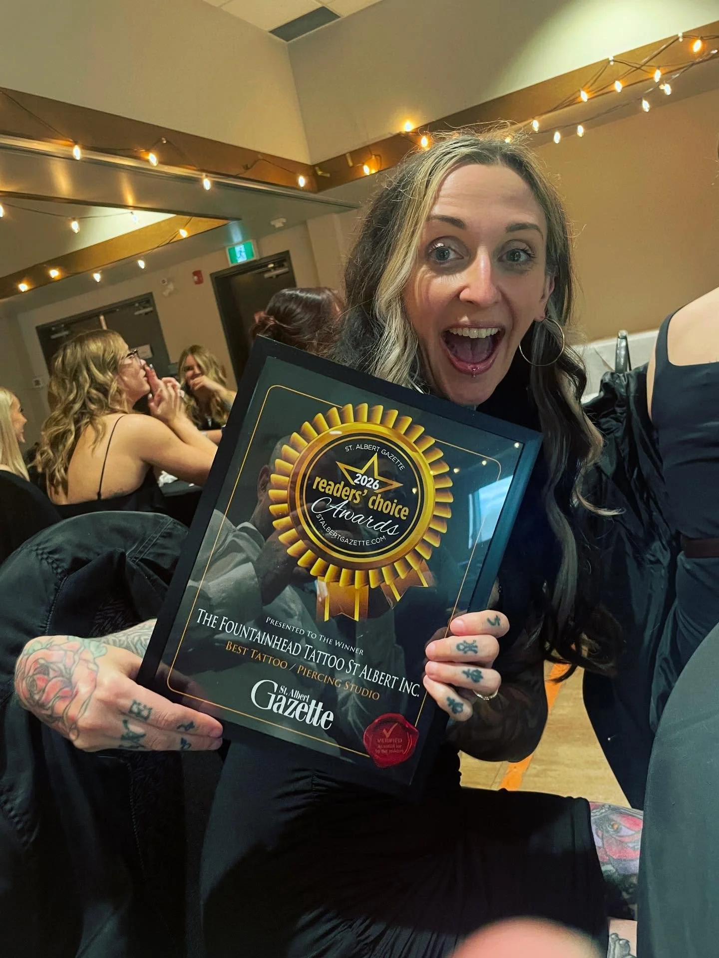 WOW! 🤩 So grateful for this amazing crew we have, and the love our community has shown us with this award. Thank you all for taking the time vote for us!  We will continue to make our shop a place you love to be with artists that love to make your t