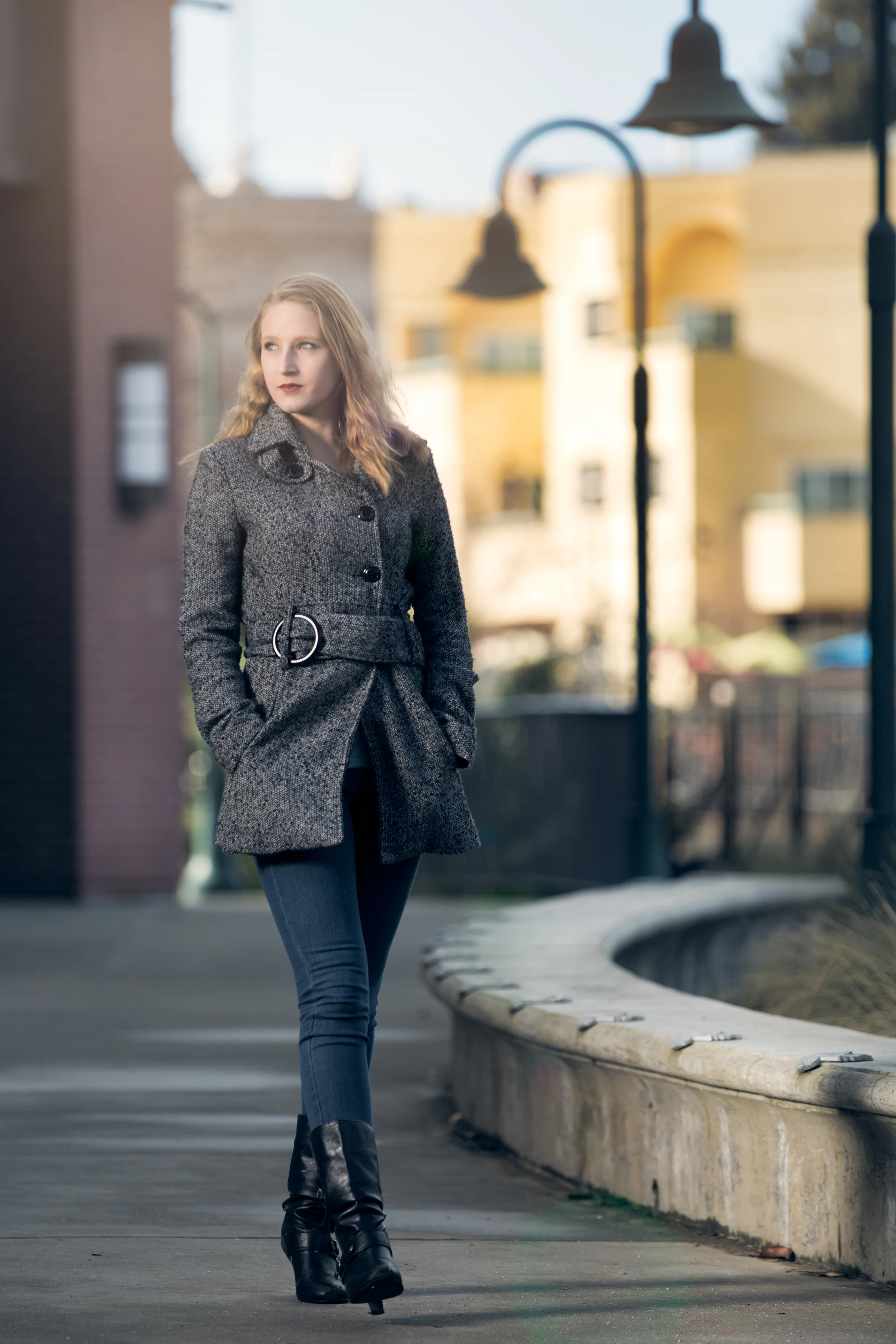 Full body fashion style portrait