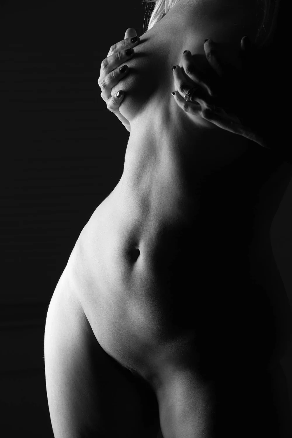 Pamela's fine art nude photo shoot with Jason Guy