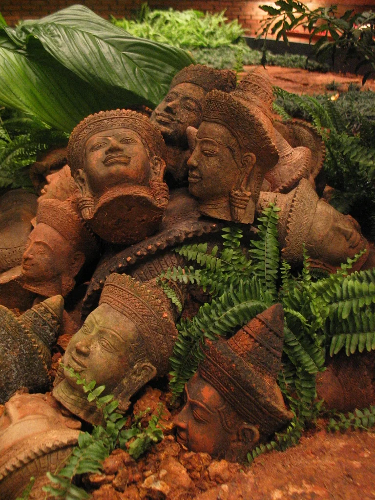 Angel head feature, SCLD’s Show Garden