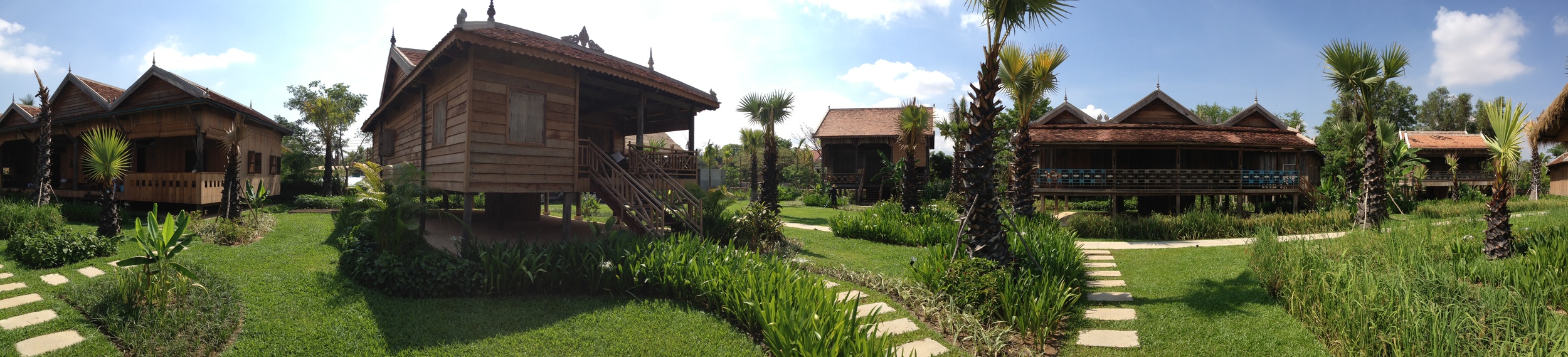 Panoramic view of the houses