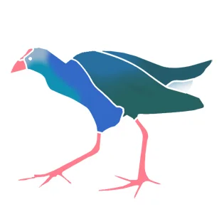 Purple Swamphen Logo