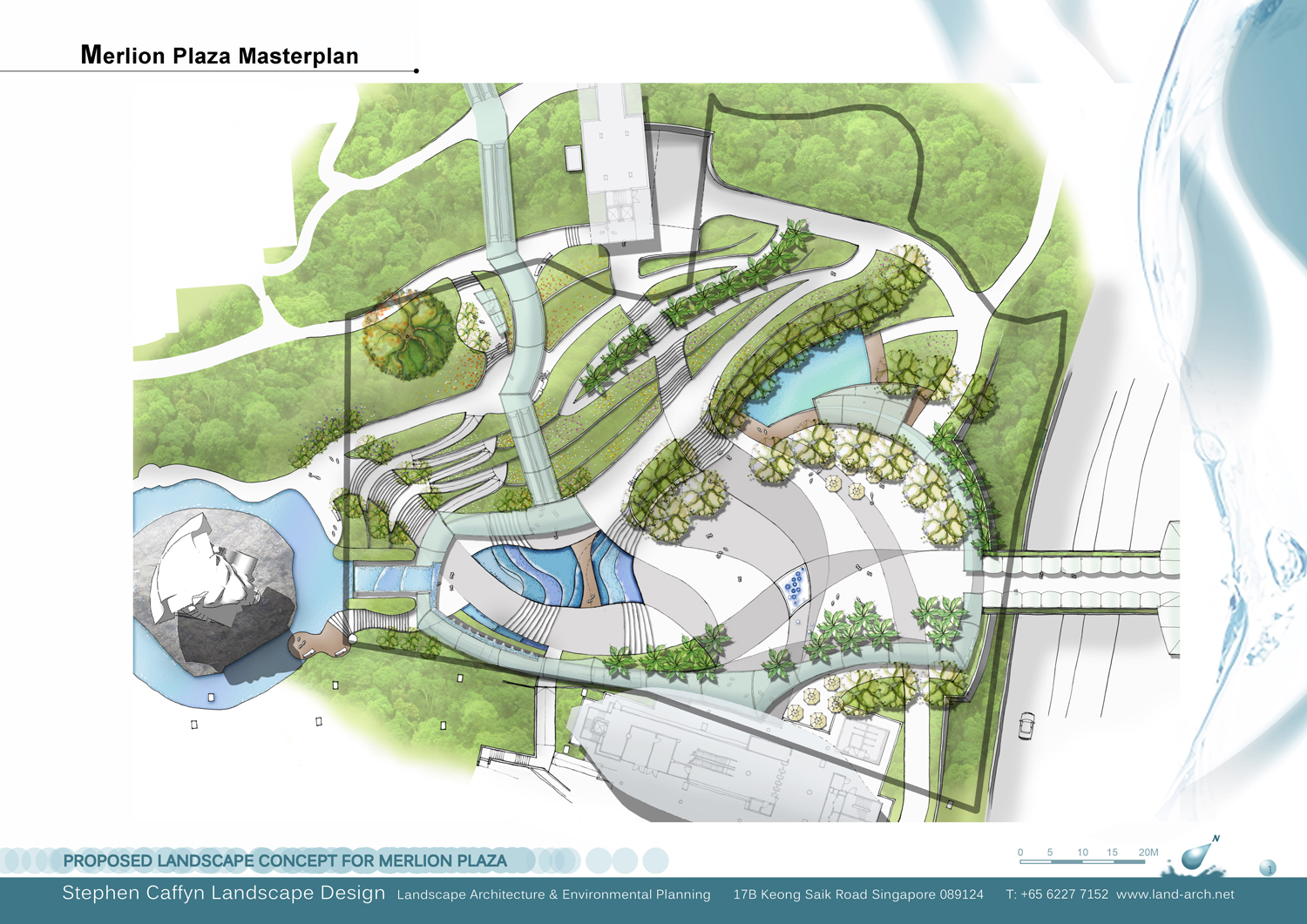 Merlion Plaza Masterplan, Sentosa