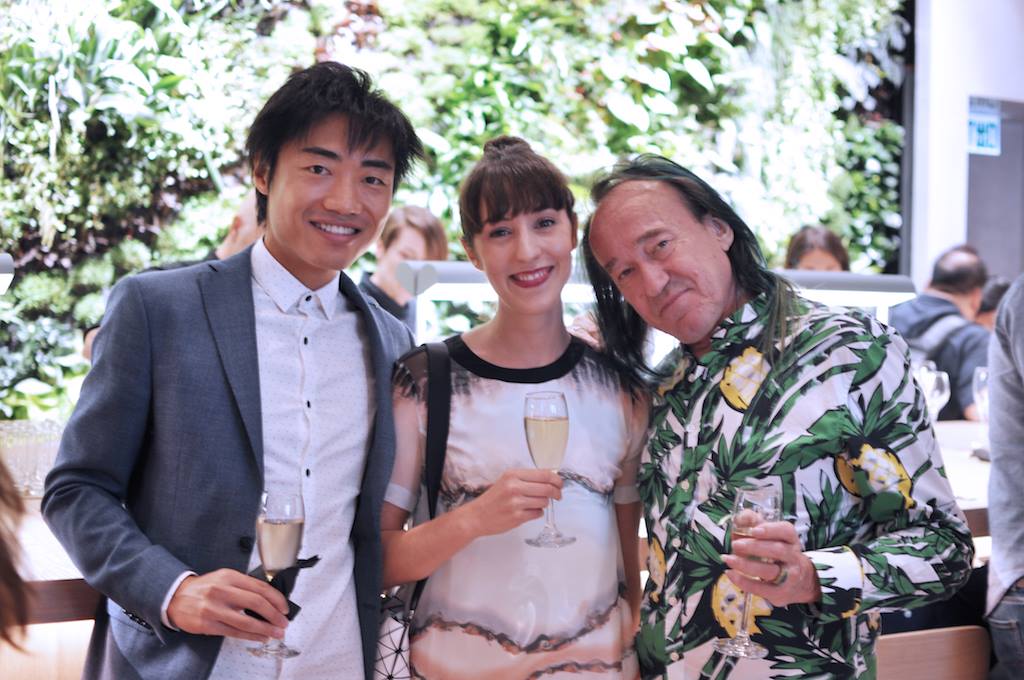 Green x Bean_ What an honour to see botanical pioneer Patrick Blanc at the launch event of The Work Project. Thank you for the wonderful collaboration! 