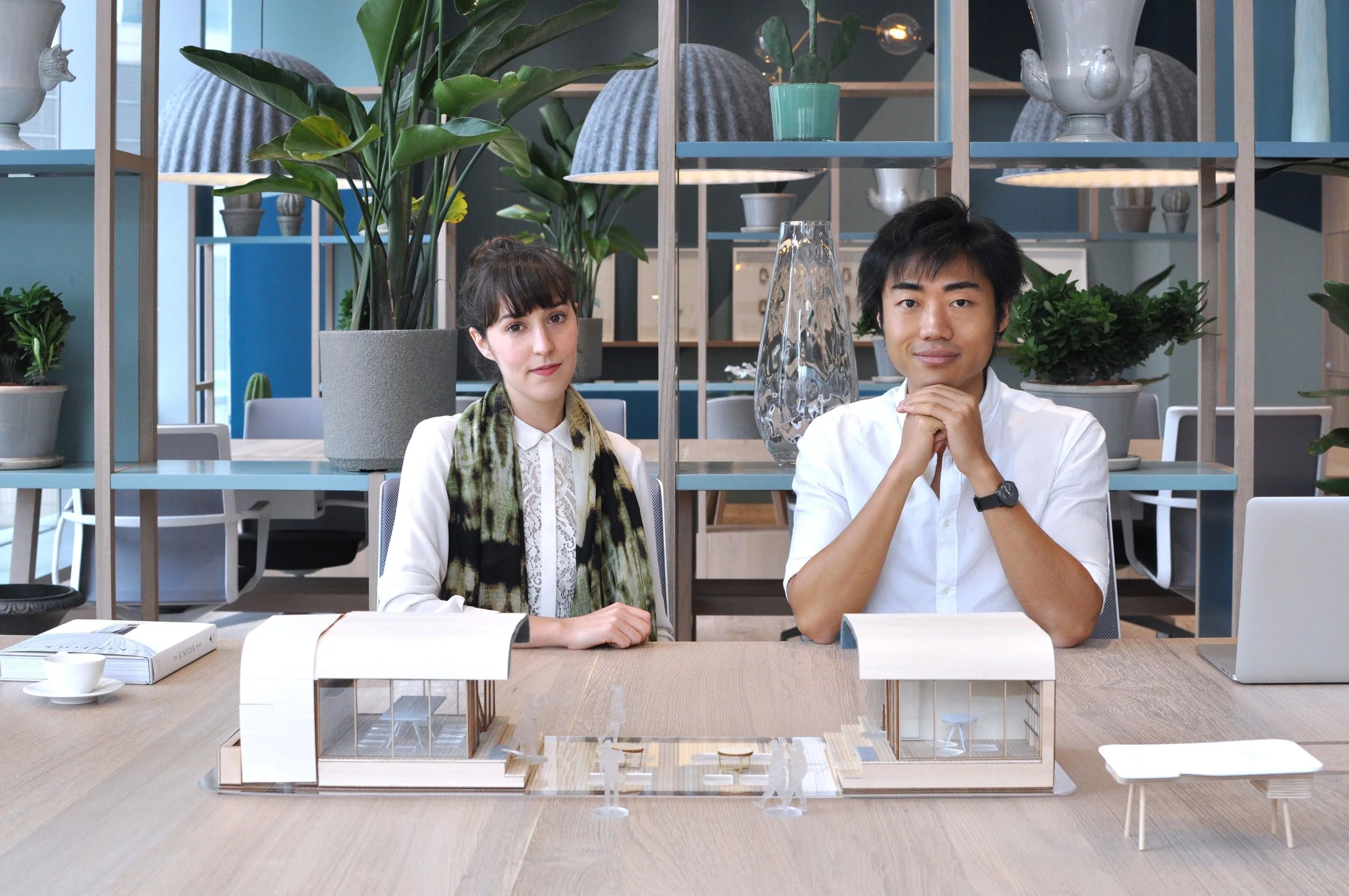 Lorène Faure & Kenny Kinugasa-Tsui / Founding directors Born in Paris, Lorène Faure is a fully qualified French DESA (hmonp) architect and UK ARB RIBA architect. She studied under British renowned architect/critic Sir Peter Cook at Ecole Spéciale d’Architecture in Paris, where she graduated with honours and was shortlisted for the prestigious RIBA President's Silver Medal. Lorène's talent in producing inventive drawings has been a key driving force to her workplace and personal exploration in art and architecture. Lorène worked in London between 2008-2013, she was an associate and senior designer for CRAB studio (Cook Robotham Architectural Bureau) and architectural assistant at Yael Reisner studio, before setting up Bean Buro in Hong Kong. Lorène has been nominated for the 40 Under 40 by Perspective in 2017. Born in Hong Kong, Kenny Kinugasa-Tsui is half Chinese and half Japanese. He studied at UCL The Bartlett School of Architecture in London, and is a UK ARB and RIBA chartered architect. Kenny has been actively engaged in the British design industry in London between 2003-2013 - He received various prestigious awards as a student, before becoming an assistant at Richard Rogers Partnership, and project architect at Urban Salon Architects to work on award winning projects. Kenny was also a lecturer at the Bartlett School of Architecture, The Royal College of Art, Oxford Brookes, Ecole Spéciale d’Architecture and London South Bank University. He co-founded Bean Buro in Hong Kong to continue his cross-cultural expertise. Kenny has been nominated for the 40 Under 40 by Perspective in 2017.