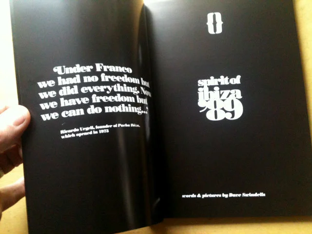 spirit of ibiza '89. logo and book design