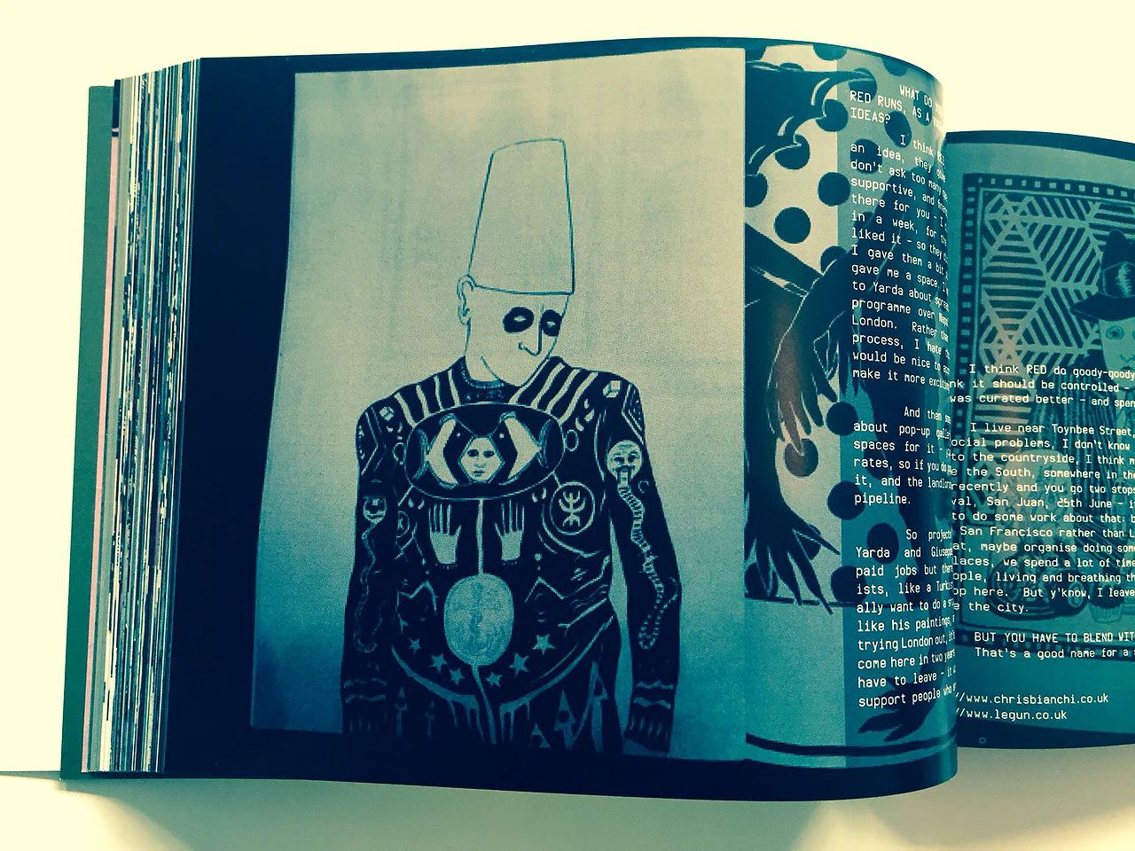 red gallery. identity and book design