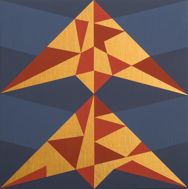 2015, acrylic painting on timber panel. 20x20 cm. Photo: Andrew Sikorski. Private Collection