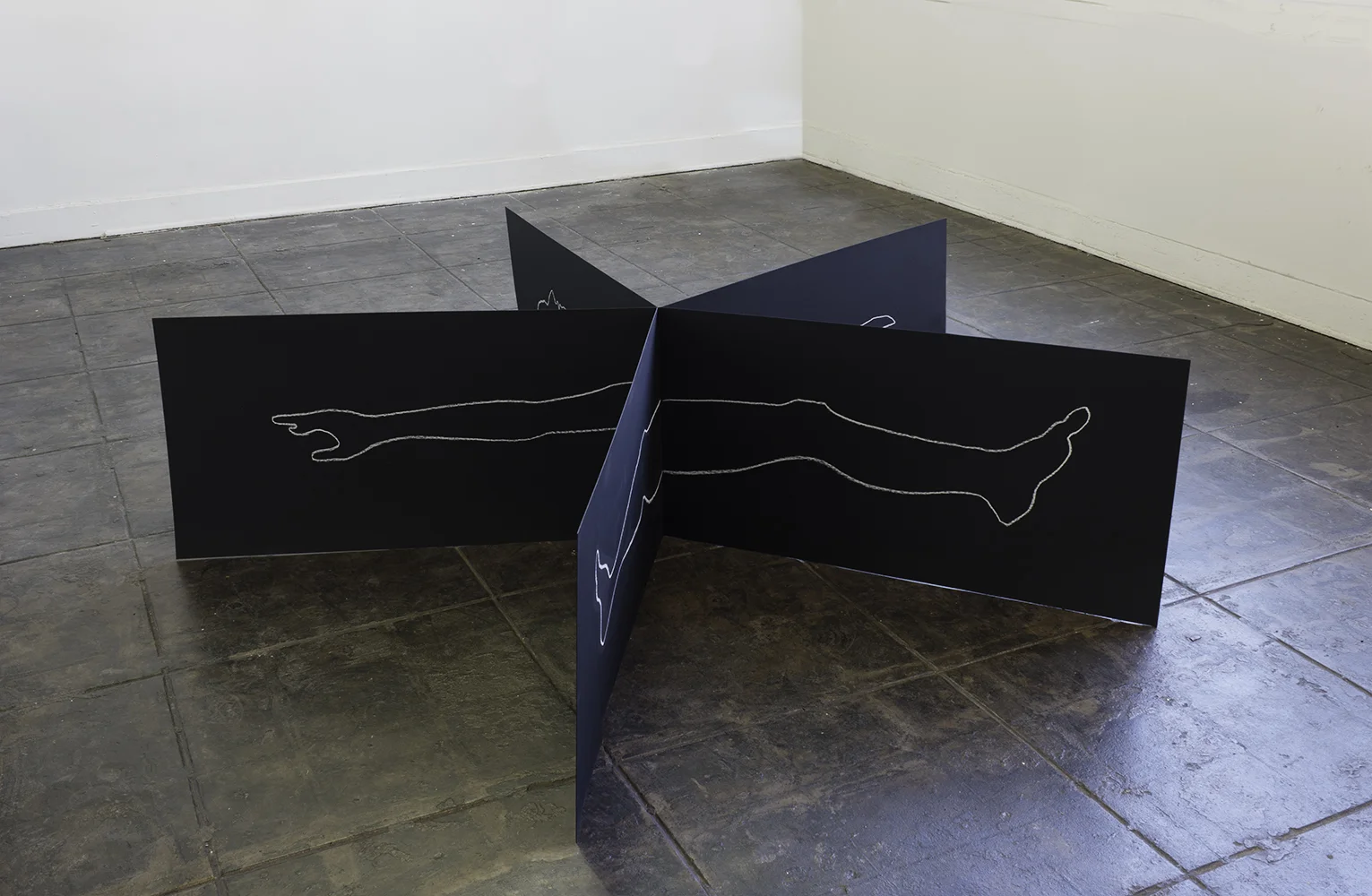  The Prisoner2016Acrylic and oil pastel on wood panel &nbsp;2 x 5 x 5 ft