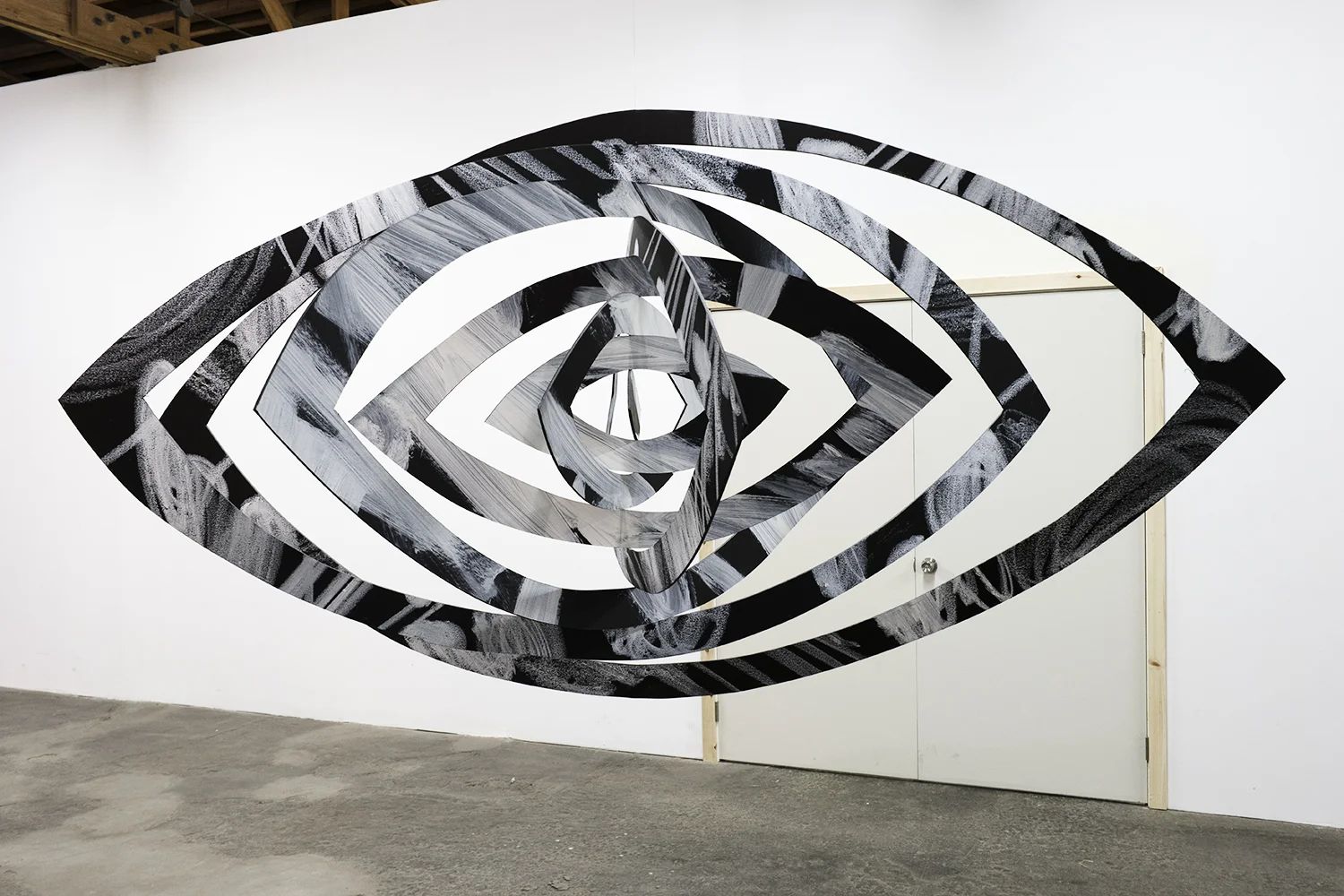 The Third2016Acrylic and oil pastel on Foamcore 4 x 7 x 7 ft