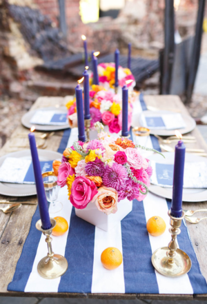Anna and Greg's colorful vow renewal. 