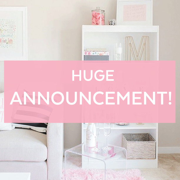 HUGE ANNOUNCEMENT! 