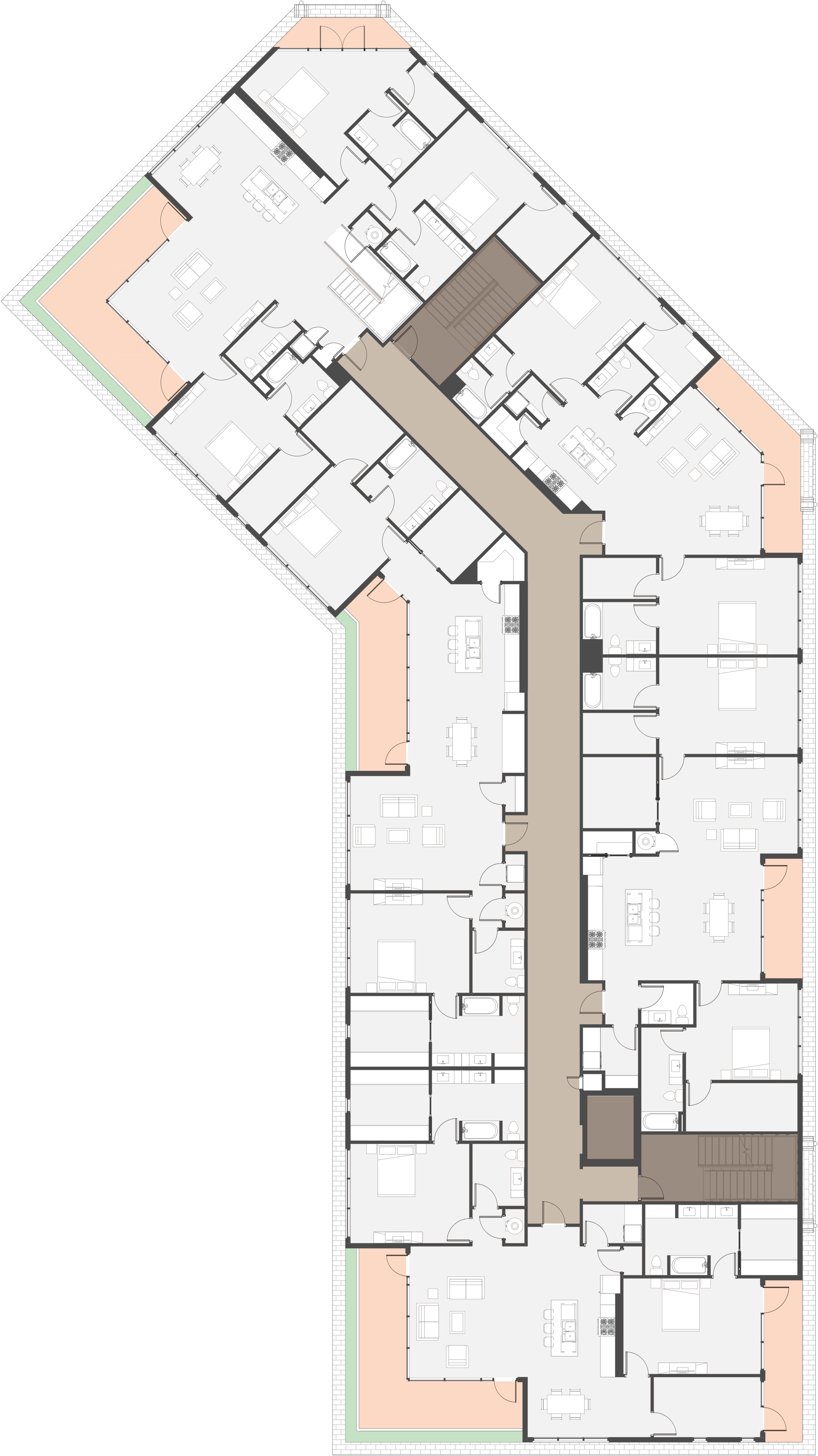Penthouse Floor Layout