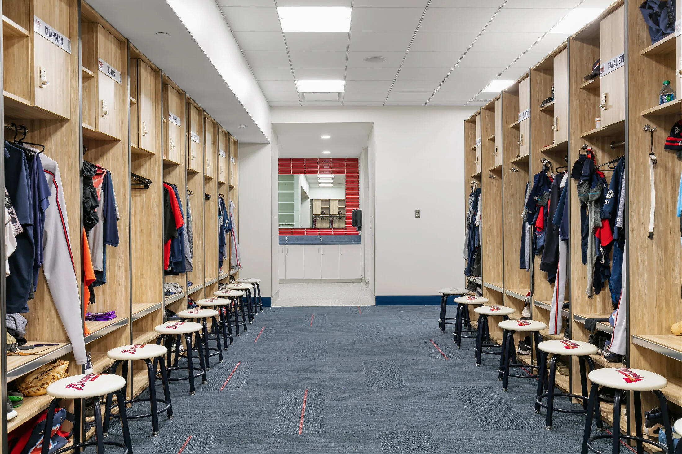 Atlanta Braves Spring Training Facility Visitors Locker Room