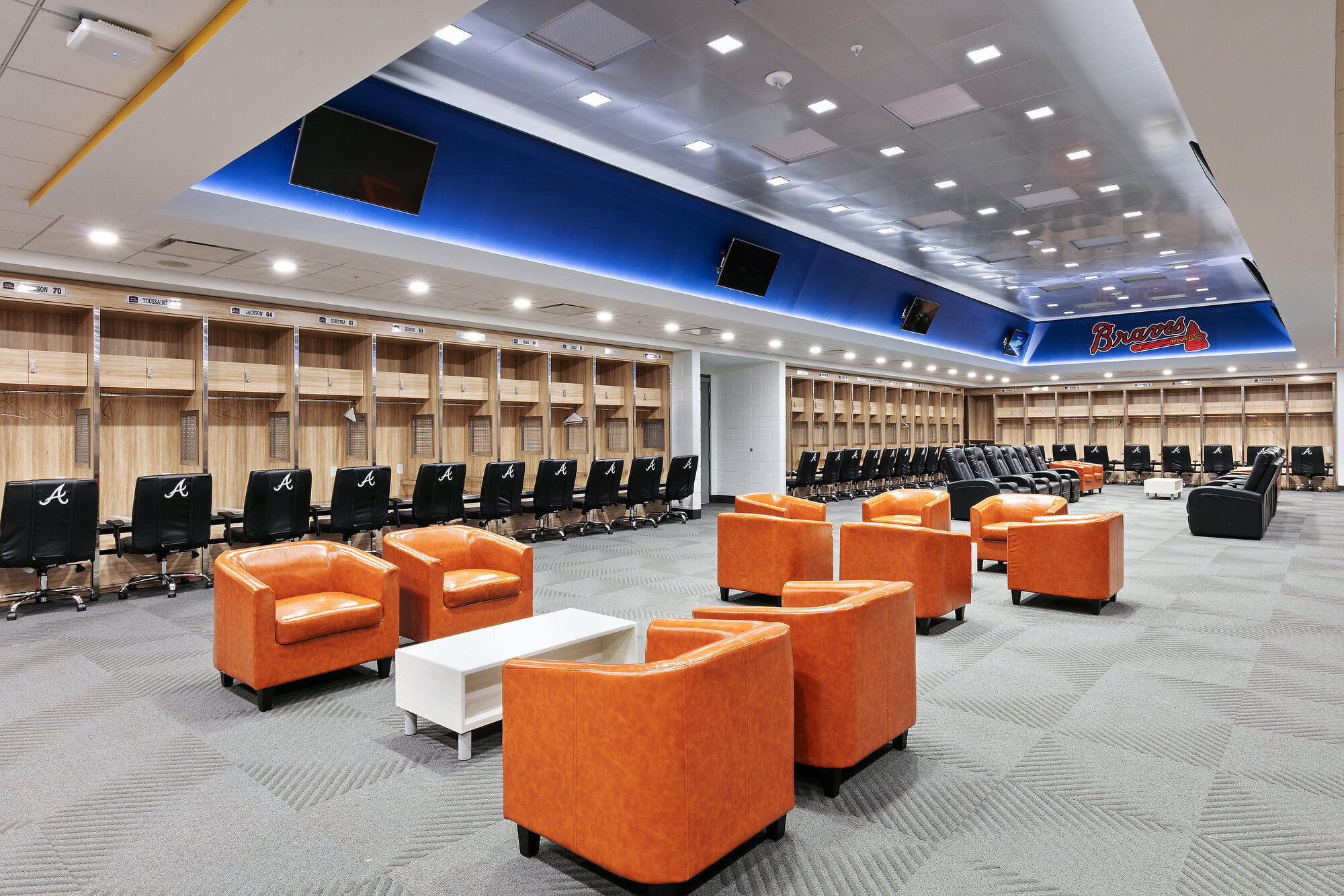 Atlanta Braves Spring Training Home Team Locker Room