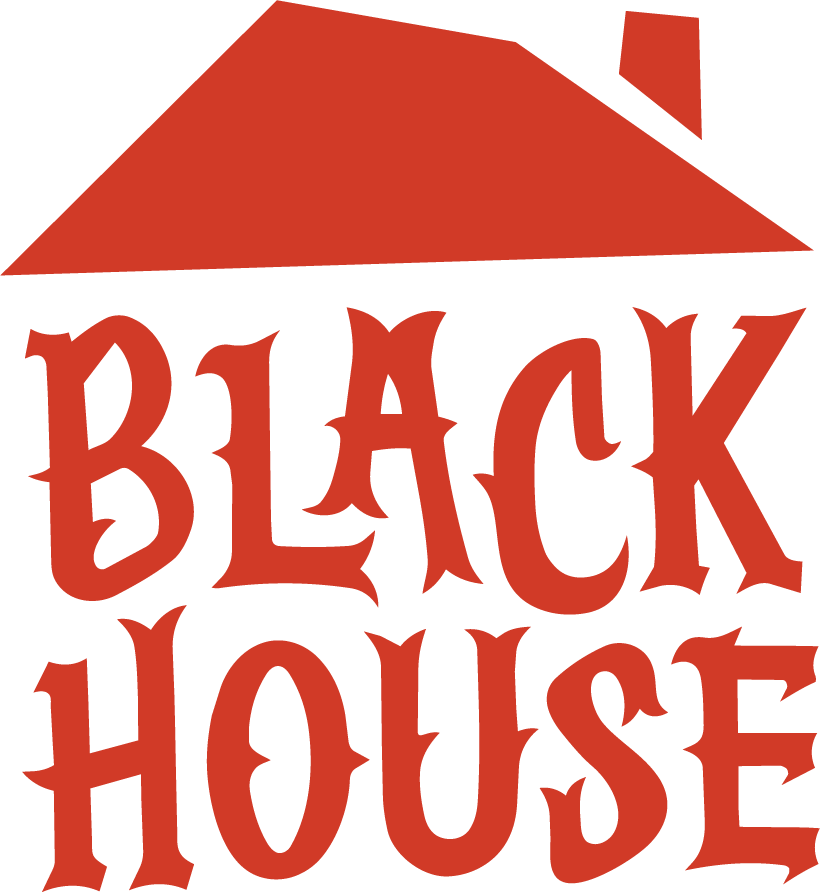 Blackhouse Coffee logo, official cold brew provider for the Art Car drop off.